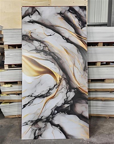 3 mm PVC marmorplate